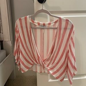 boutique striped blouse
